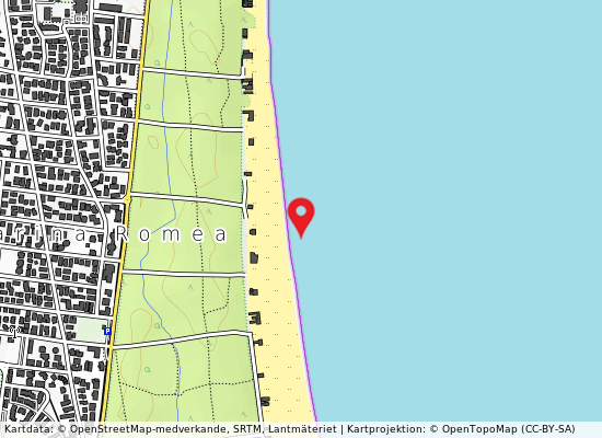 Marina romea på kartan