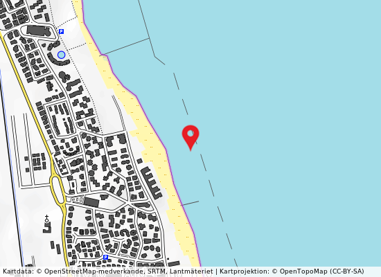 Lido adriano på kartan