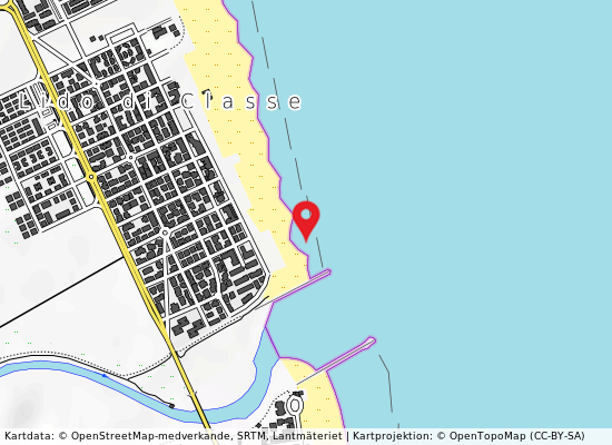 100m n savio på kartan