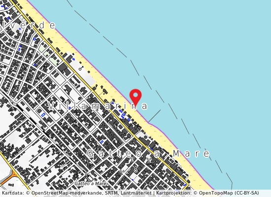 Villa marina på kartan