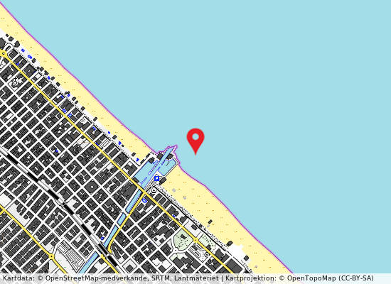 Riccione-pc 100m s på kartan