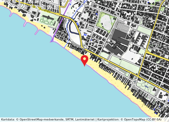 Bagno stella mare på kartan