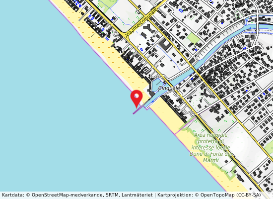 Dx t. versilia på kartan