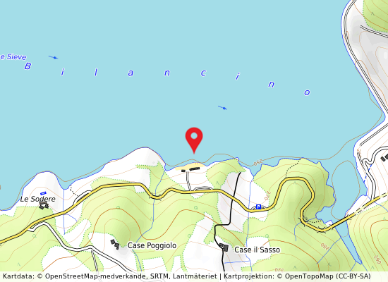 Nebbiaia est på kartan