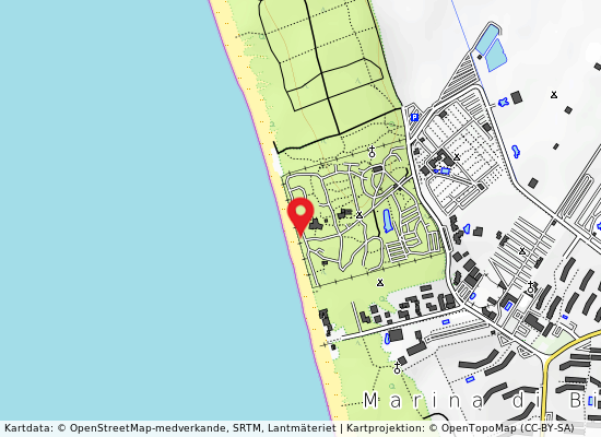 Marina di bibbona på kartan