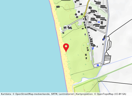 Jolly beach på kartan