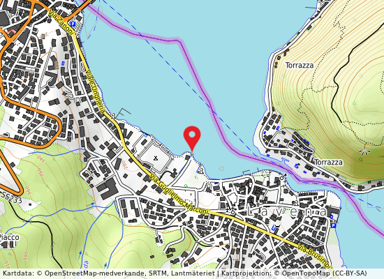 Lido ponte tresa på kartan