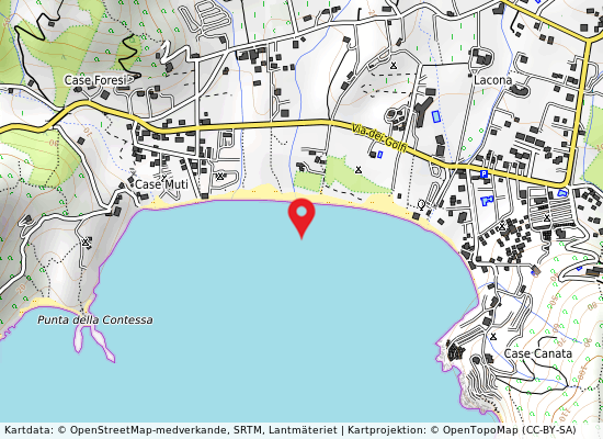 Loc. lacona på kartan