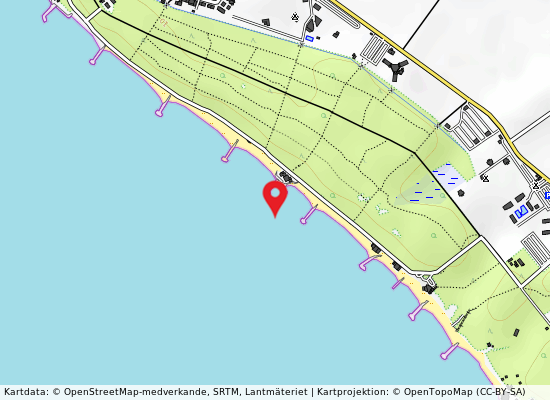 Gorette nord på kartan