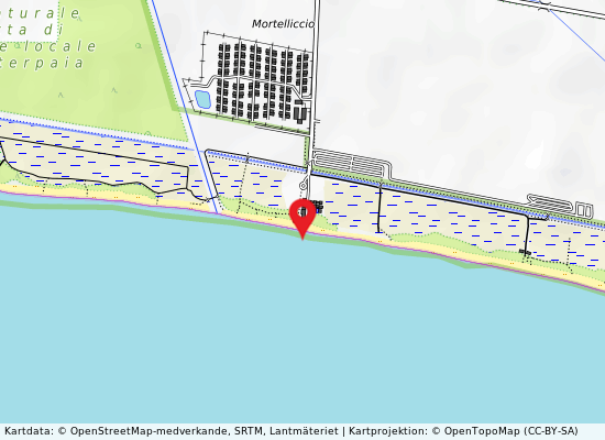 Mortelliccio på kartan