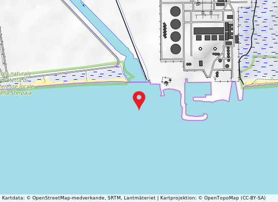 Torre del sale på kartan