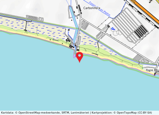 Carbonifera på kartan