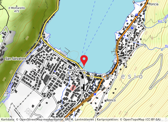 Lido ceresio på kartan