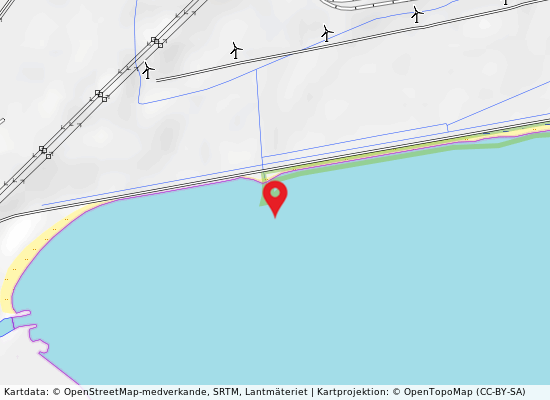 Pennello dalmine på kartan