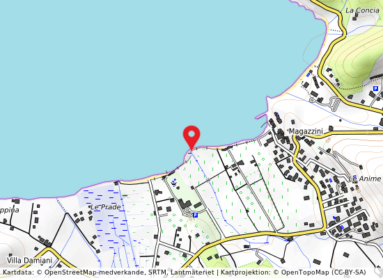 Fosso acquacavalla på kartan