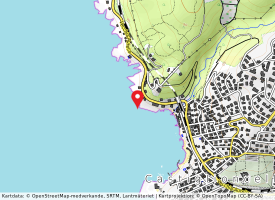 Buca dei corvi på kartan