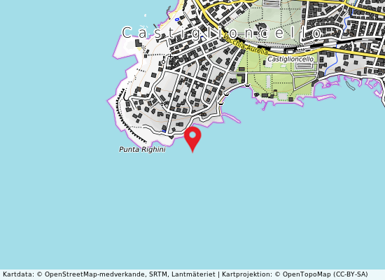 Bagno la baracchina på kartan