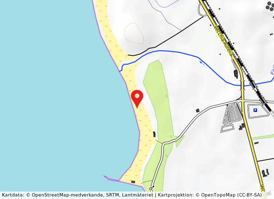 Fiume fine på kartan