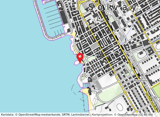 Monte alla rena på kartan