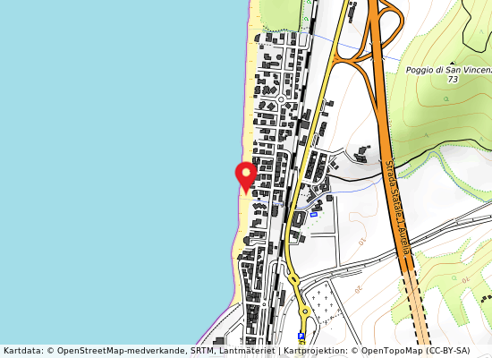 Conchiglia på kartan