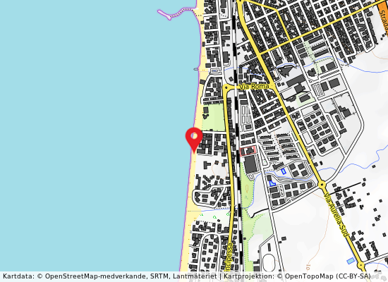 Principessa nord på kartan