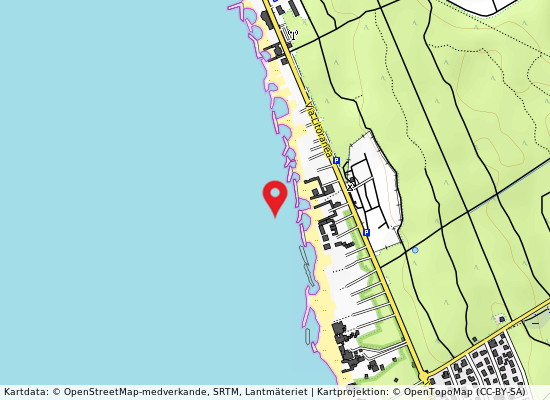 Marina di pisa på kartan