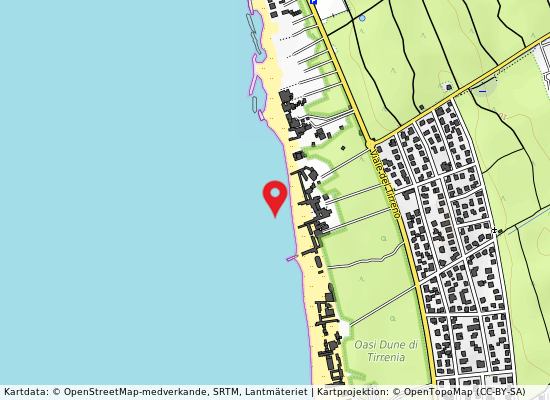 Bagno lido på kartan