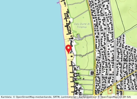 Bagno camen på kartan