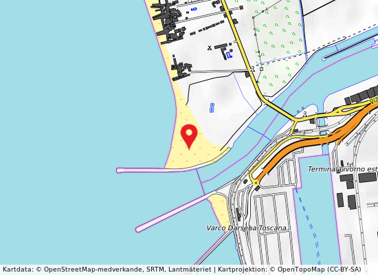 Calambrone på kartan