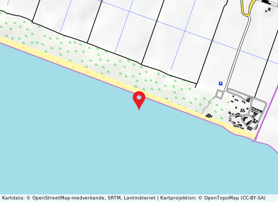 Campeggio chiarone på kartan