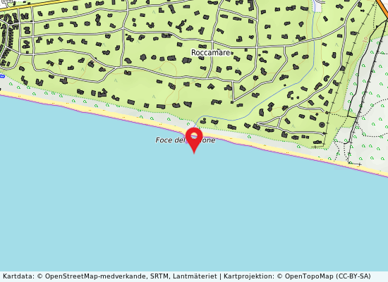 Foce fosso tonfone på kartan