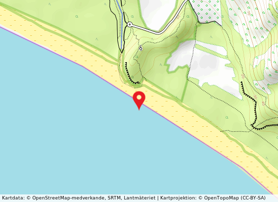 Uccellina på kartan