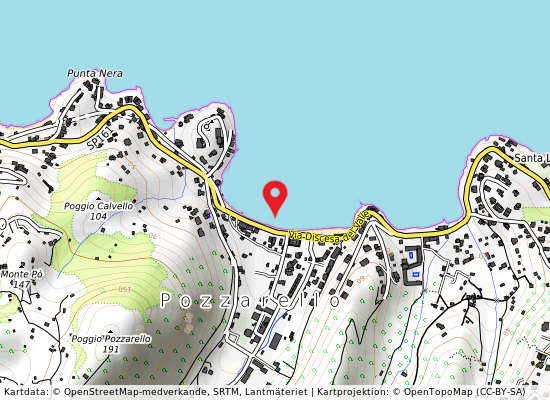 Il pozzarello på kartan