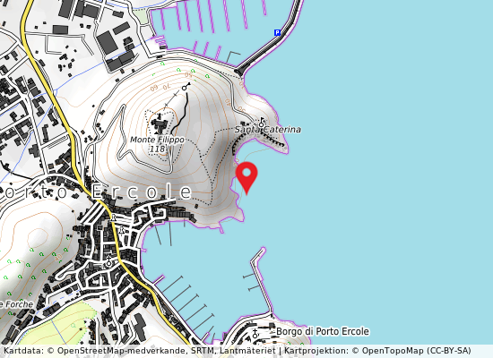 S. caterina på kartan