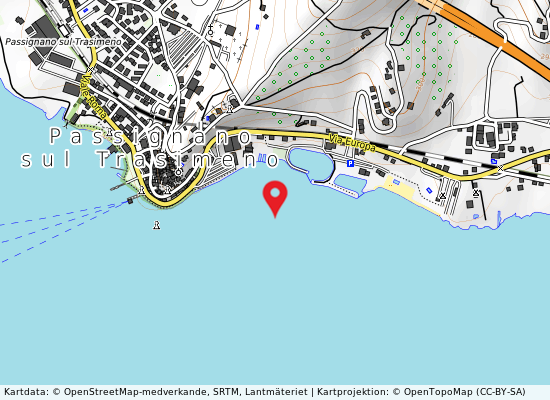 Camping kursaal på kartan