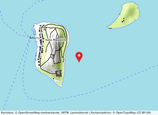 I.m. pontile vecchio på kartan