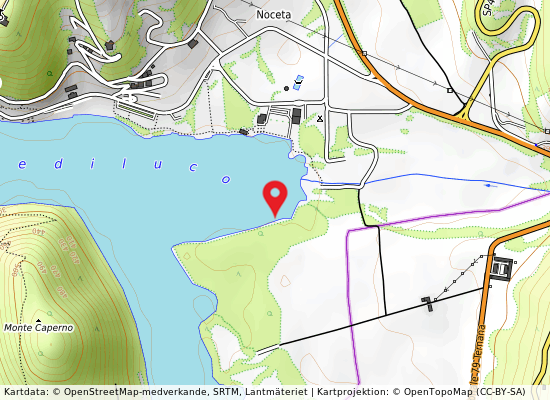 Ara marina på kartan