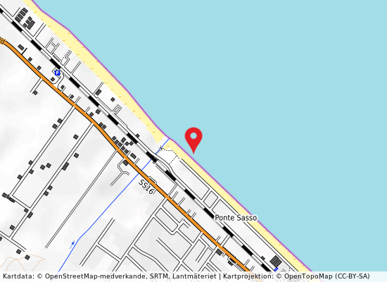 Ponte sasso - viafaa di bruno civia169 på kartan