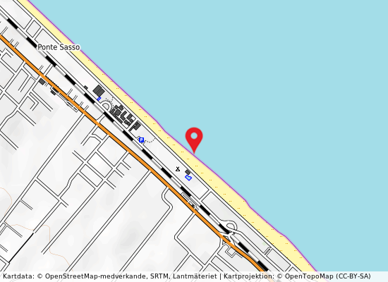 Camping gabbiano på kartan