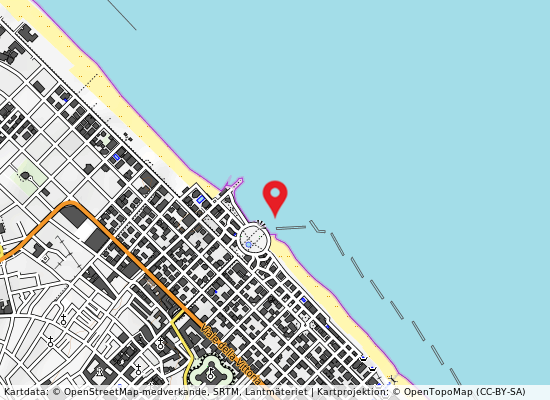 Viale vaccai på kartan