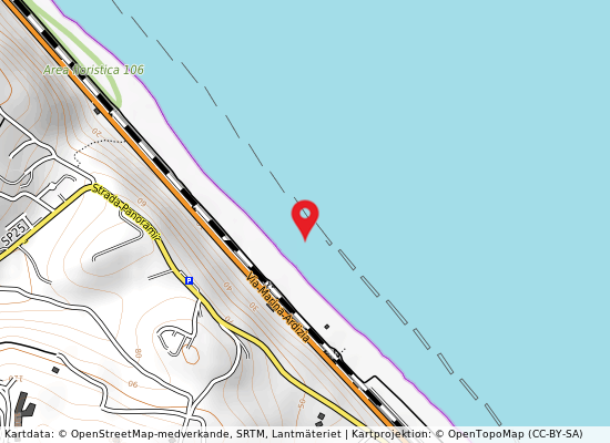 Soprapasso ff.ss. al km 242,8 ss.16 på kartan