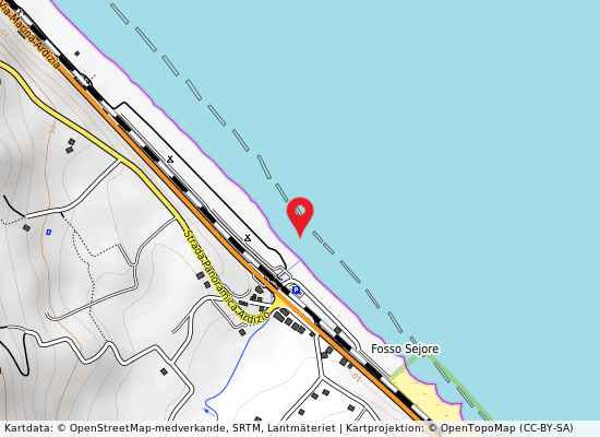 30 m nord fosso sejore på kartan