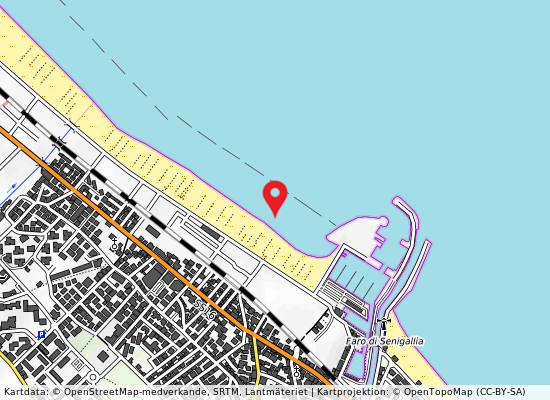 Hotel international (50 m sud) på kartan