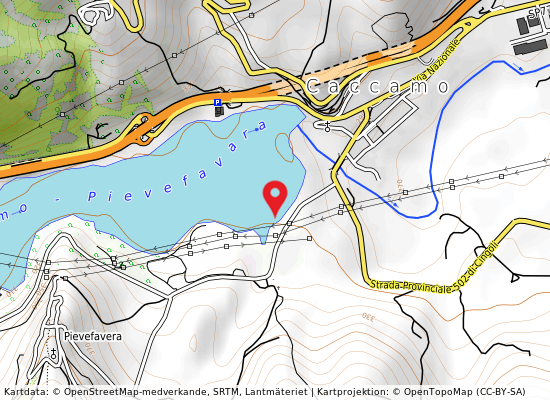 Stabilimento spitfire på kartan