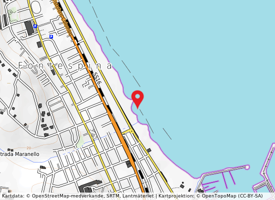 In direzione fosso maranello på kartan