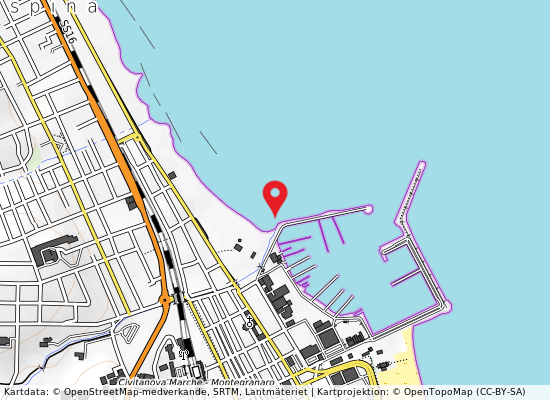 In direzione fosso castellaro på kartan