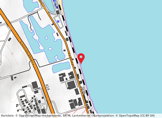 In direzione fosso acquabona på kartan