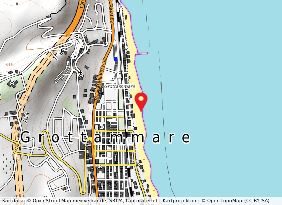 1500 m. nord tesino på kartan