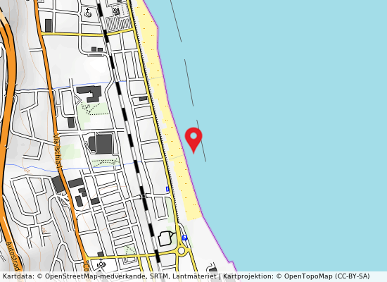 Fosso sgariglia på kartan