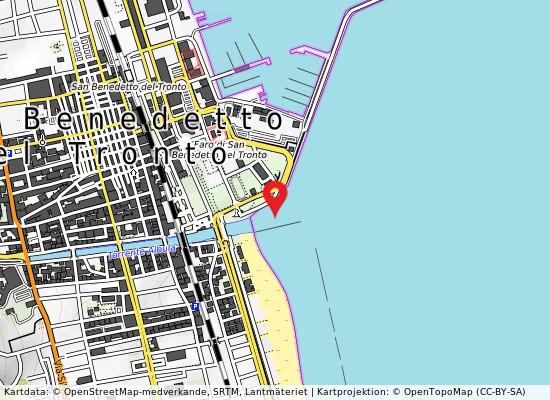 Foce torrente albula på kartan